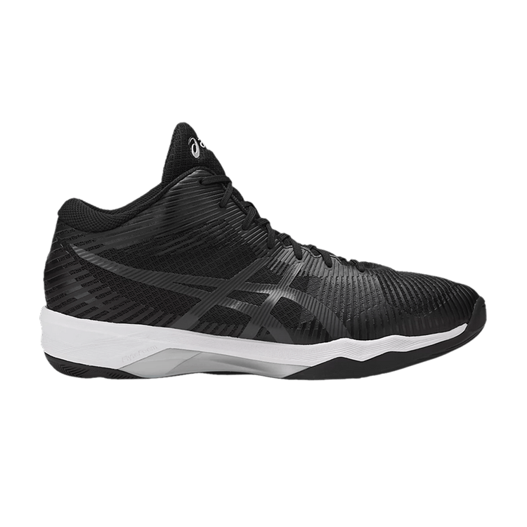 Asics Volley Elite FF MT 'Black Dark Grey' — Black/Dark Grey/White