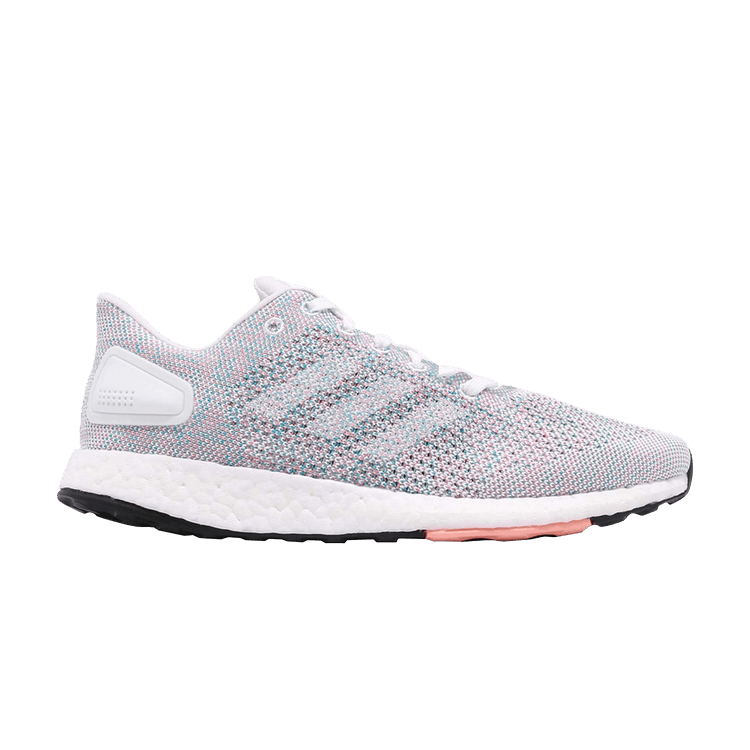 Adidas Wmns PureBoost DPR 'Grey Coral' — Grey/Footwear White/Chalk Coral