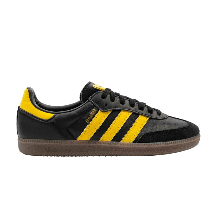 Adidas Samba OG 'Black Bold Gold' — Core Black/Bold Gold/Gold Metallic