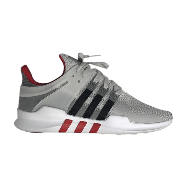 Adidas EQT Support ADV 'Carbon Scarlet' — Grey/Carbon/Scarlet