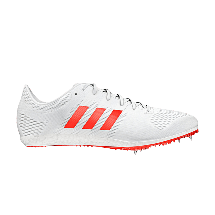 Adidas Adizero Avanti 'White Solar' — Footwear White/Solar Red/Silver Metallic