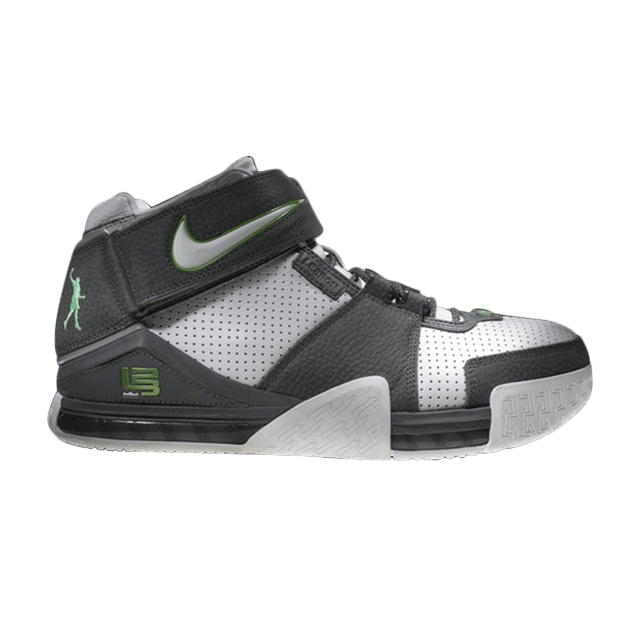 Nike Zoom Lebron 2 'Dunkman' — White/Silver-Neon
