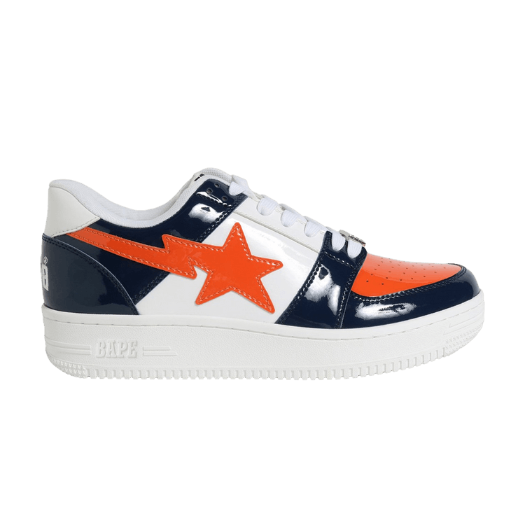 Bapesta Low 'Navy Orange' — Navy Orange