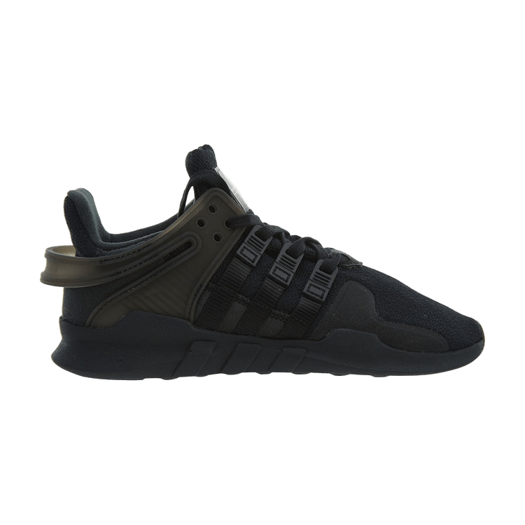 Adidas EQT Support ADV K 'Triple Black' — Core Black/Core Black/Core Black