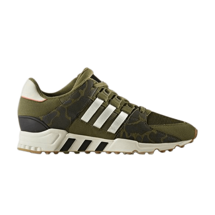 Adidas EQT Support RF 'Green Camo' — Olive Cargo/Off White-Core Black