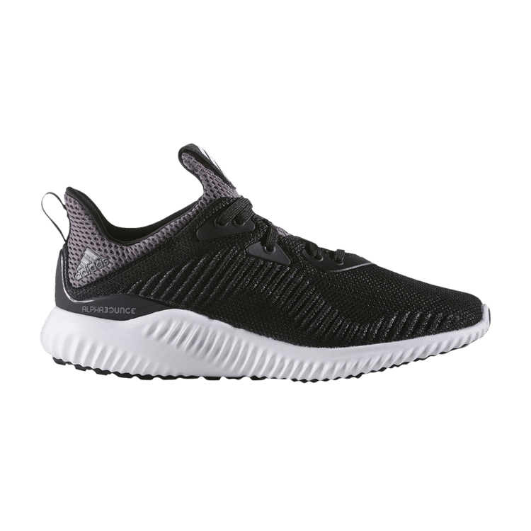 Adidas Alphabounce J 'Black' — Core Black/Footwear White/Utility Black