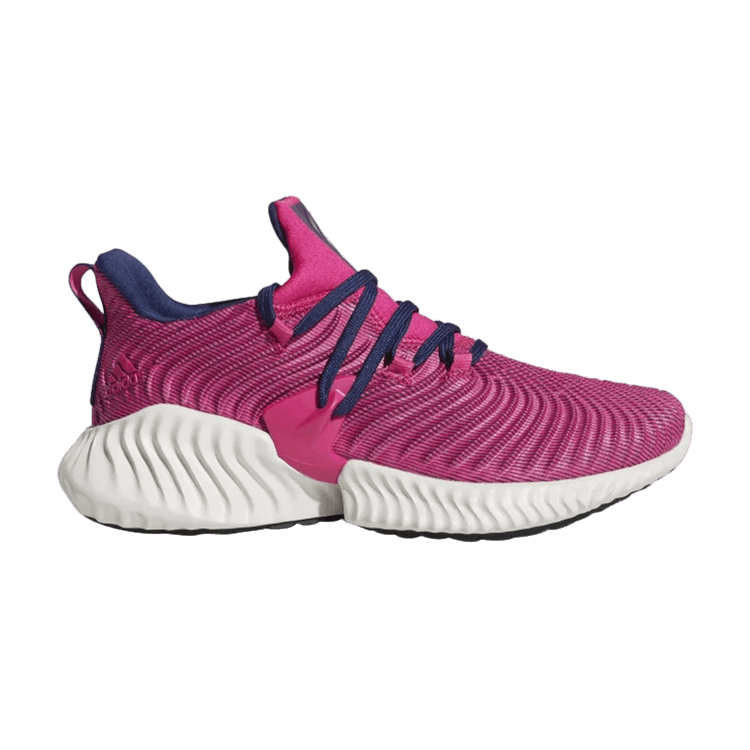 Adidas Alphabounce Instinct J 'Real Magenta' — Real Magenta/Dark Blue/Dark Blue