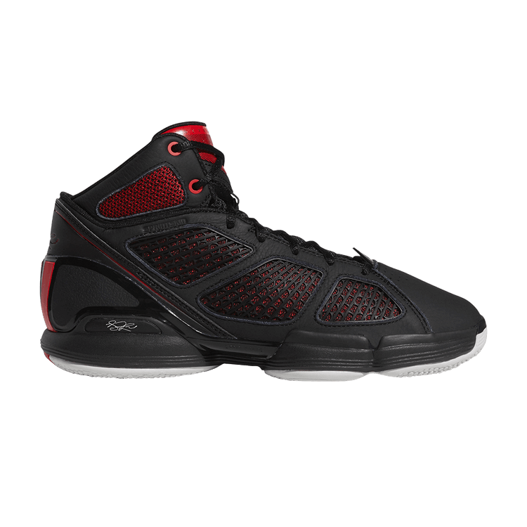 Adidas D Rose 1.5 'Black Scarlet' — Core Black/Scarlet/Grey