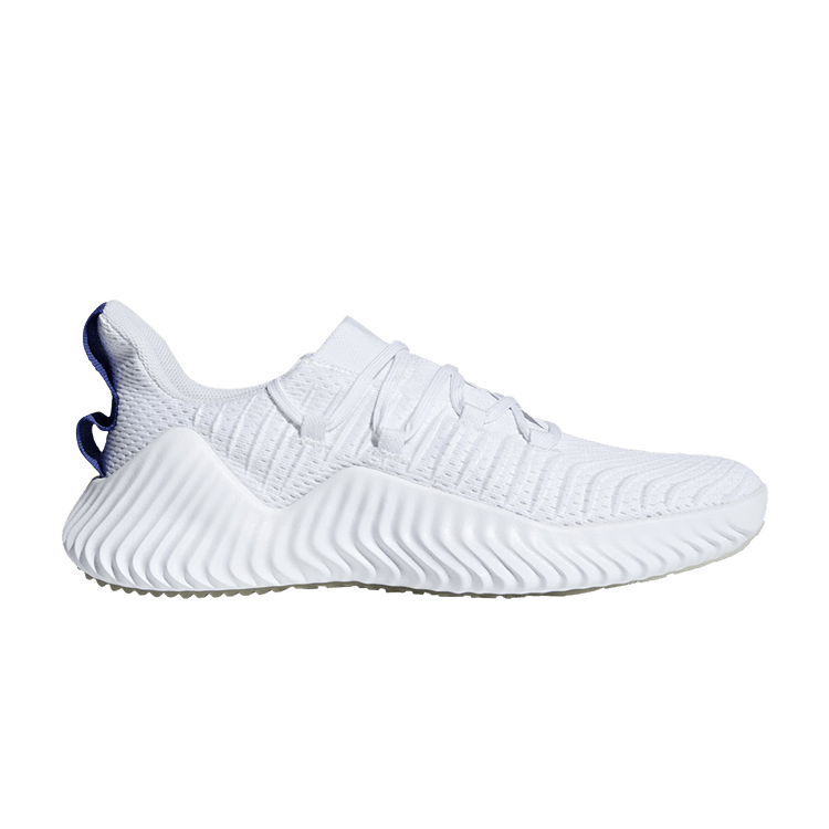 Adidas Alphabounce Trainer 'White Active Blue' — Cloud White/Silver Metallic/Active Blue