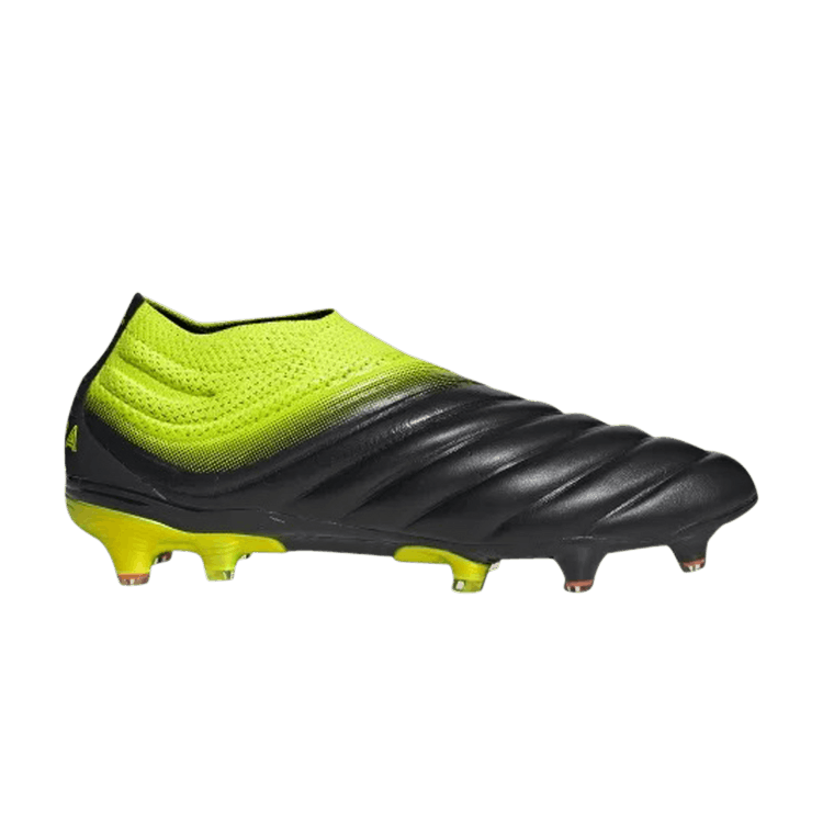 Adidas Copa 19+ FG 'Black Solar Yellow' — Core Black/Solar Yellow/Core Black