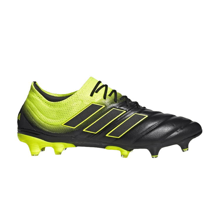 Adidas Copa 19.1 FG 'Black Solar Yellow' — Core Black/Solar Yellow/Core Black