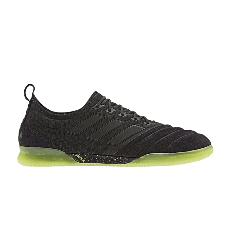 Adidas Copa 19.1 IN 'Black Solar Yellow' — Core Black/Core Black/Solar Yellow