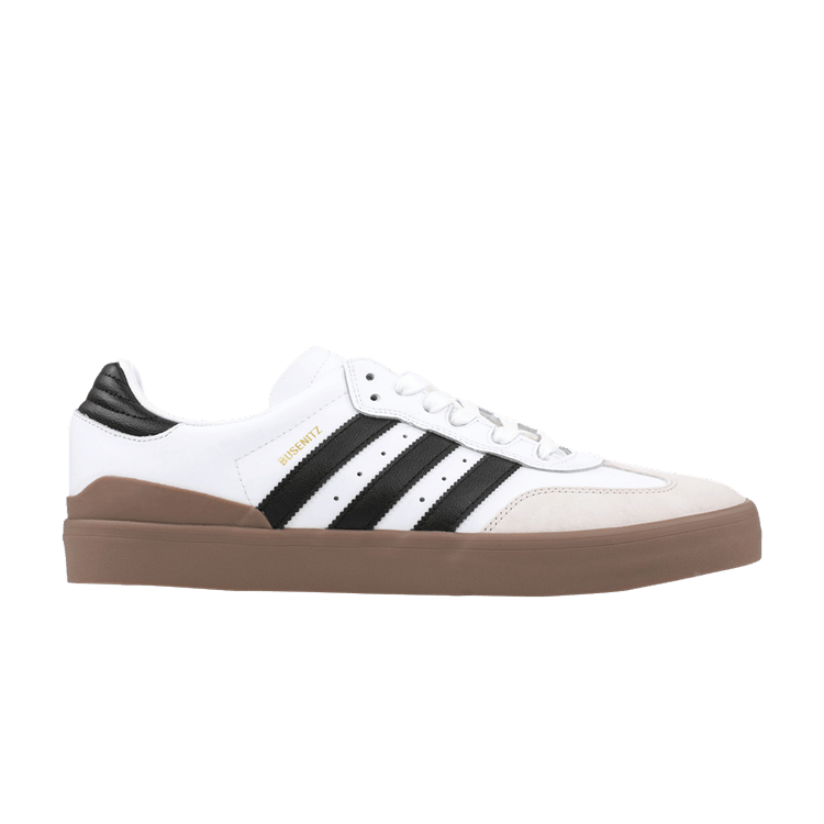 Adidas Busenitz Vulc Samba — Footwear White/Core Black/Blue Bird