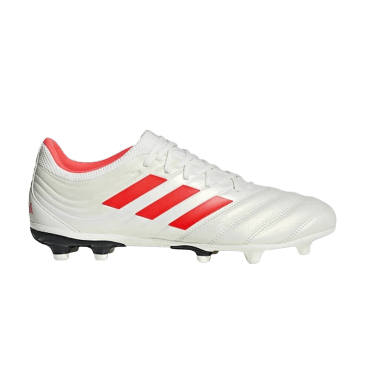 Adidas Copa 19.3 FG 'White Solar' — Off White/Solar Red/Core Black