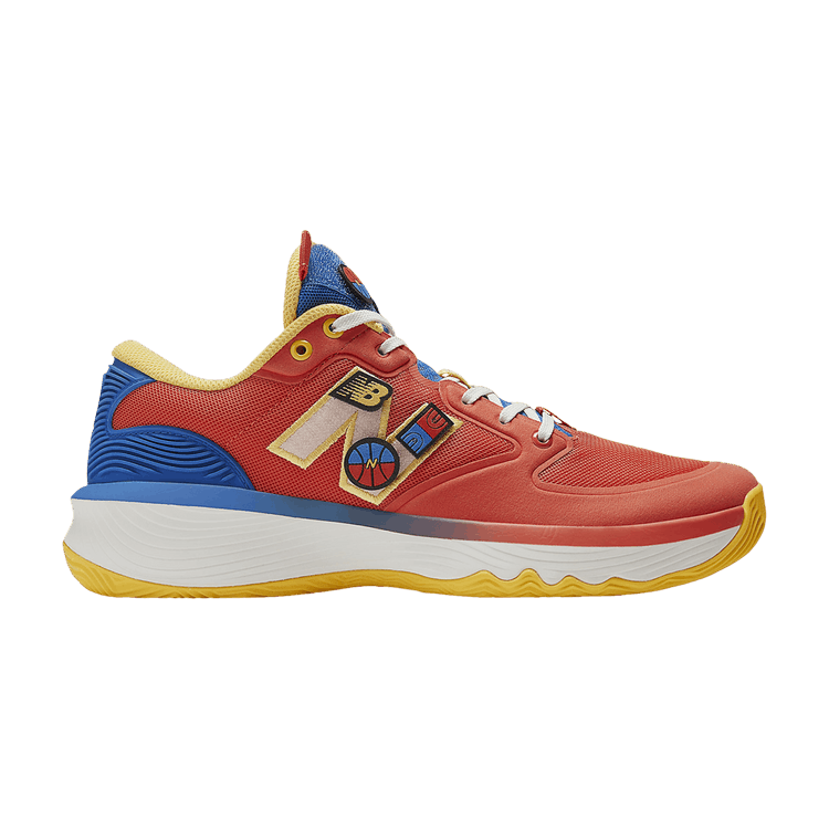 New Balance Hesi Low 2E Wide 'Neo Flame Cobalt' — Neo Flame/Cobalt/True Yellow