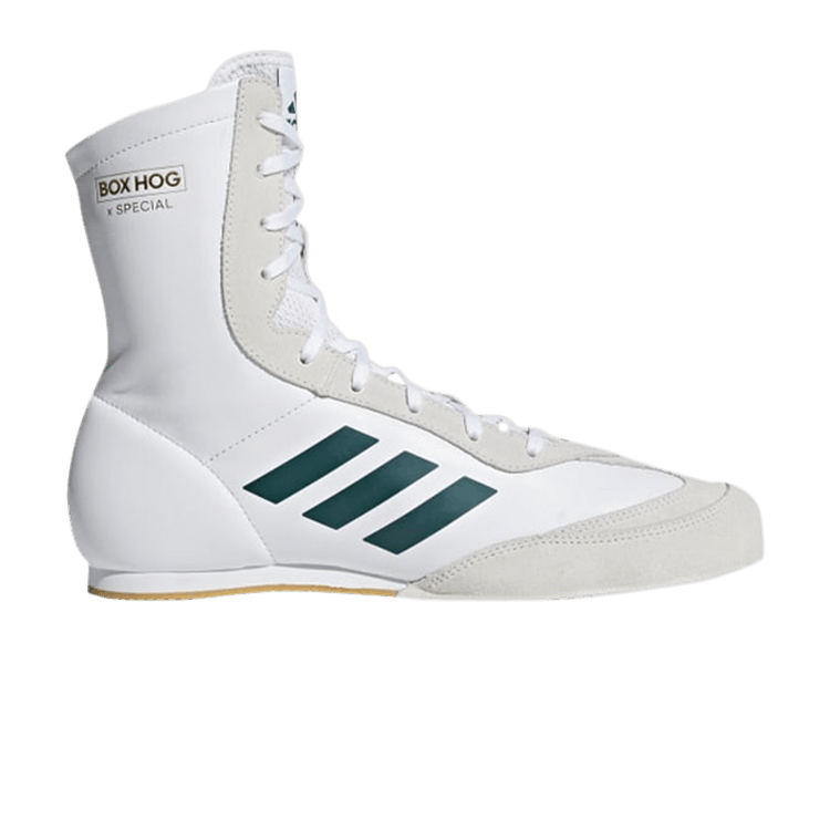 Adidas Box Hog X Special 'White Collegiate Green' — Cloud White/Collegiate Green/Raw White