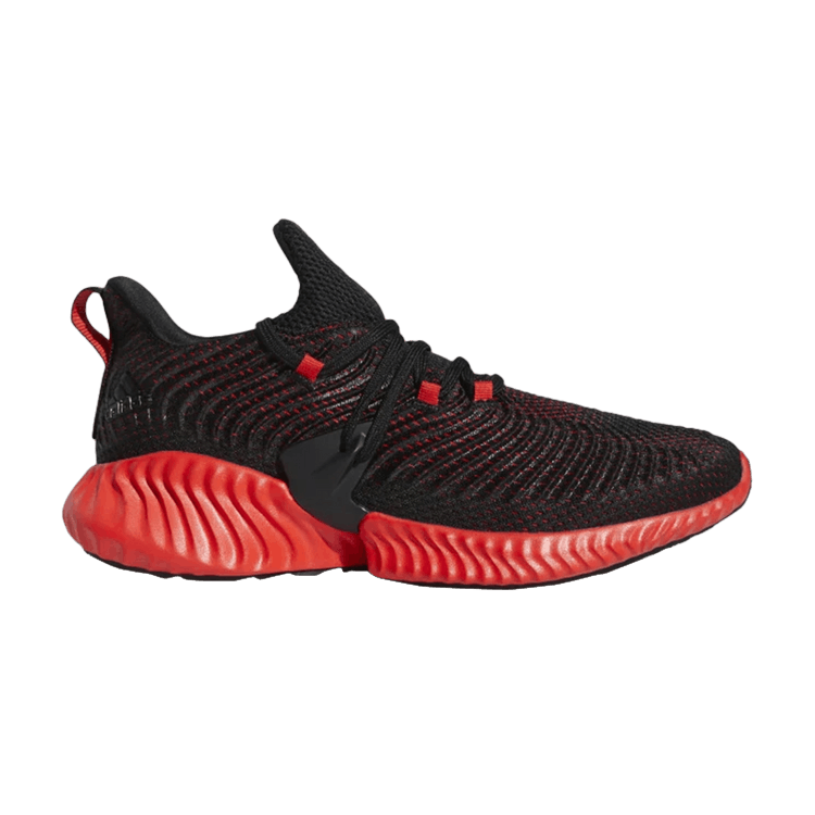 Adidas Alphabounce Instinct 'Core Black Active Red' — Core Black/Footwear White/Active Red