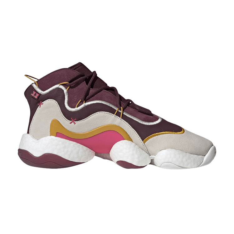 Eric Emanuel x adidas Crazy BYW 'Maroon' — Maroon/Cream White/Real Pink