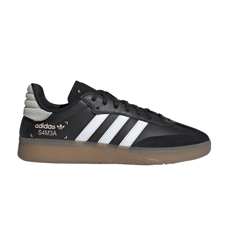 Adidas Samba RM 'Core Black Clear Orange' — Core Black/Cloud White/Clear Orange