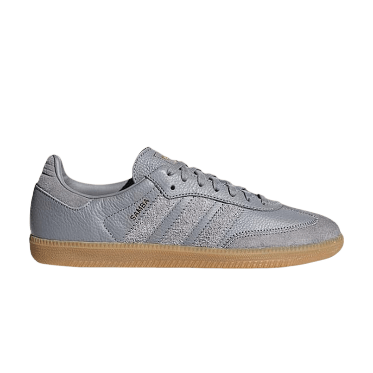 Adidas Samba OG FT 'Grey' — Grey Three F17/Grey Three F17/Gold Metallic