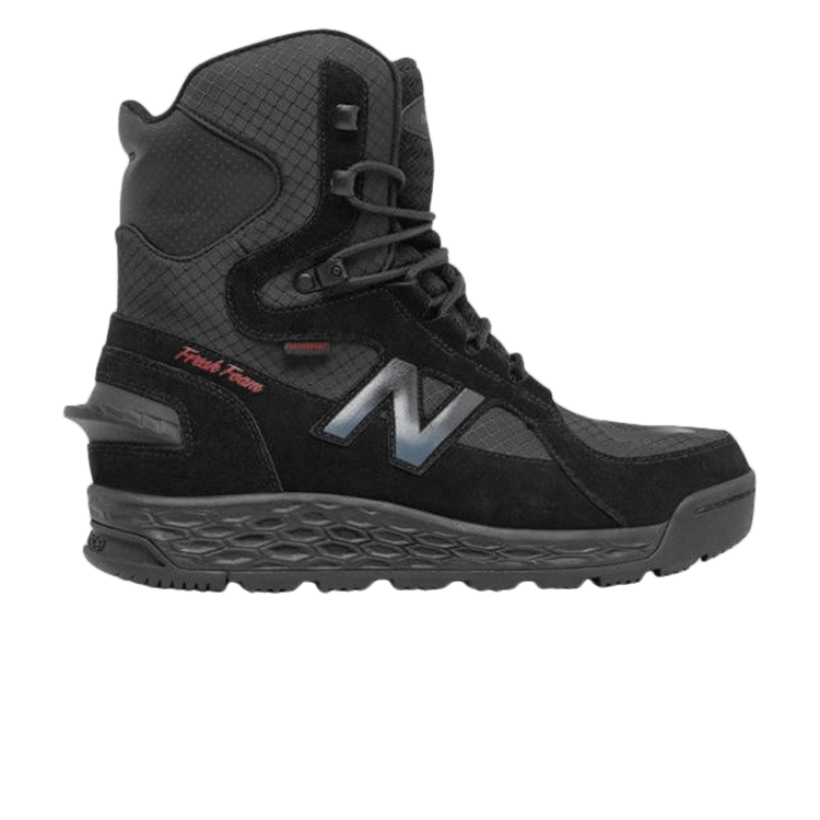 New Balance Fresh Foam 1000v1 Boot 'Black Grey' — Black/Grey/Red