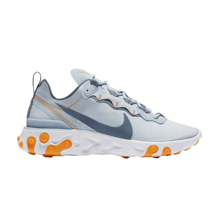 Nike Wmns React Element 55 'Light Blue Orange' — Light Blue Orange