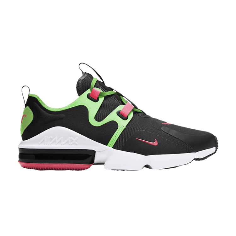 Nike Air Max Infinity 'Black Green Strike Crimson' — Black/Green Strike/Flash Crimson/White