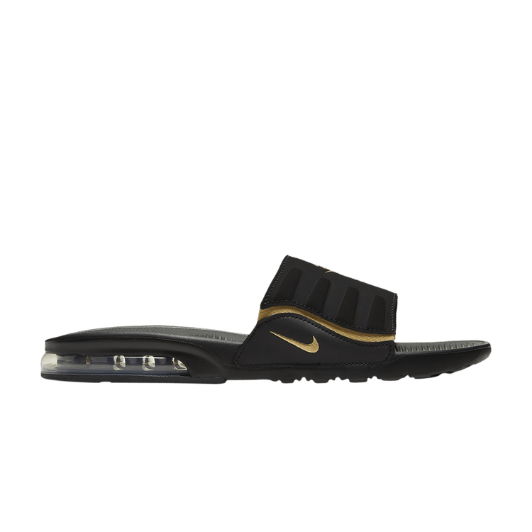 Nike Air Max Camden Slide 'Black Metallic Gold' — Black/Metallic Gold/Metallic Gold