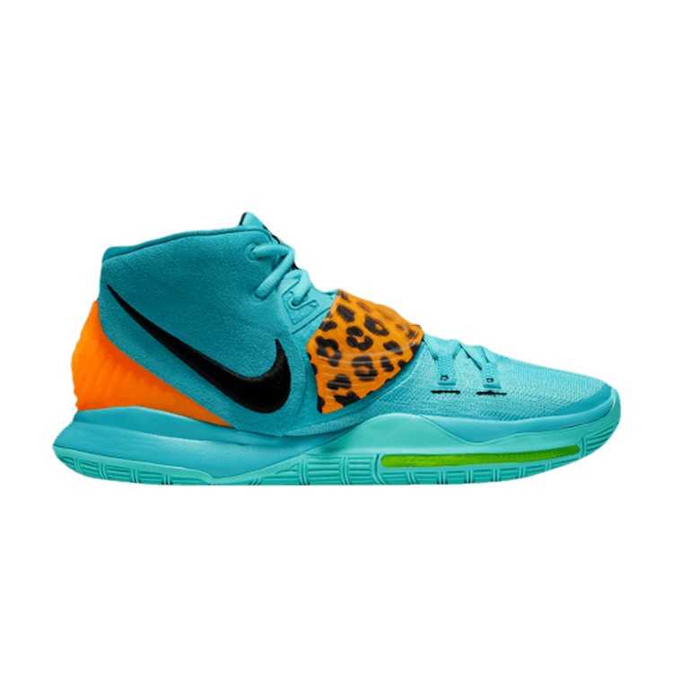 Nike Kyrie 6 EP 'Animal Print - Oracle Aqua' — Oracle Aqua/Black/Opti Yellow