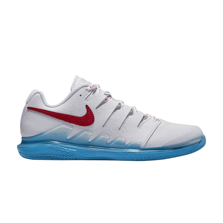 Nike Air Zoom Vapor X 'Nishikori' — White/University Red-Light Current Blue