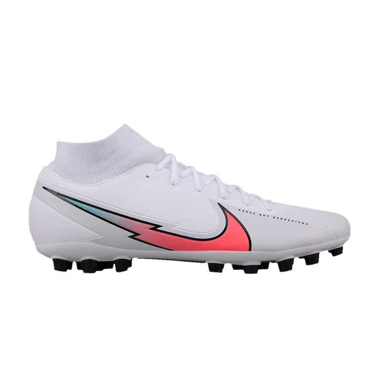 Nike Mercurial Superfly 7 Academy AG 'White Flash Crimson' — White/Photon Dust/Hyper Jade/Flash Crimson