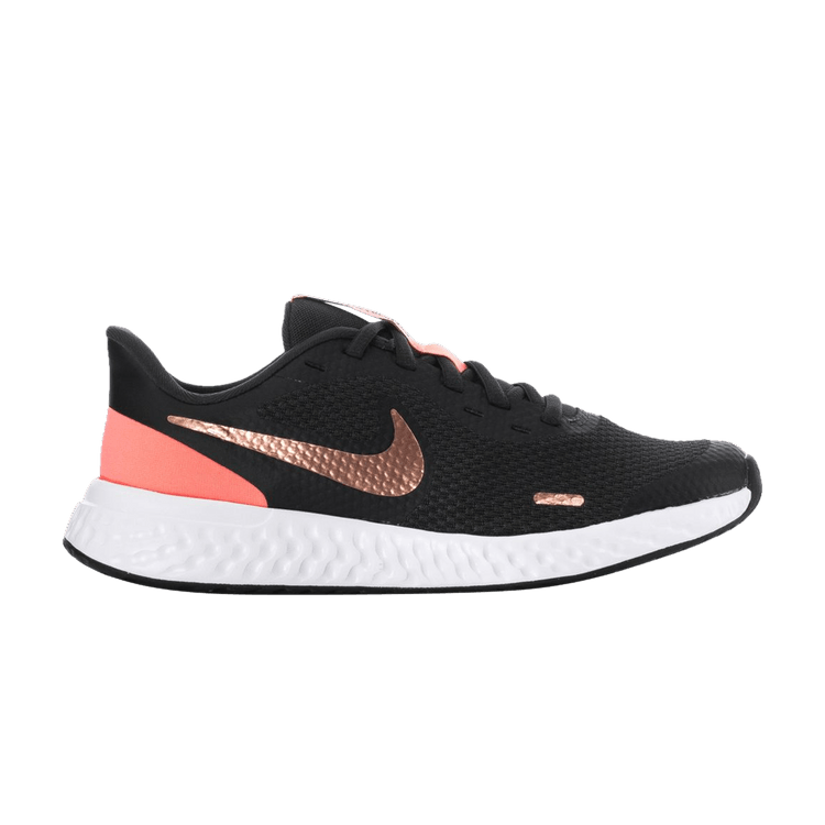 Nike Revolution 5 GS 'Dark Smoke Grey Metallic Bronze' — Dark Smoke Grey/Metallic Red Bronze/White