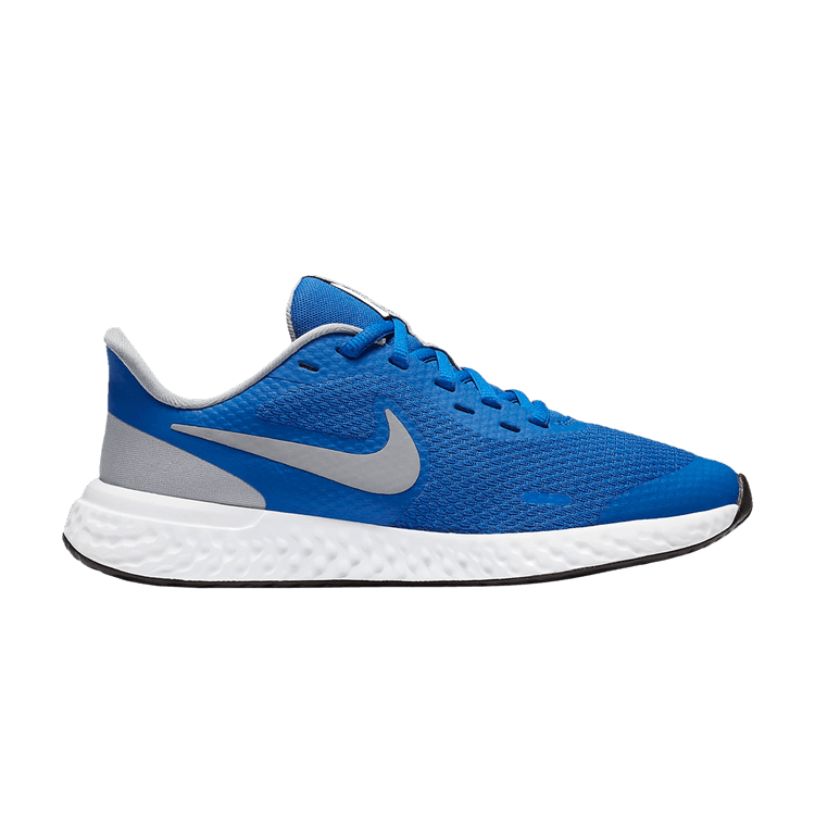 Nike Revolution 5 GS 'Game Royal Light Smoke Grey' — Game Royal/White/Light Smoke Grey