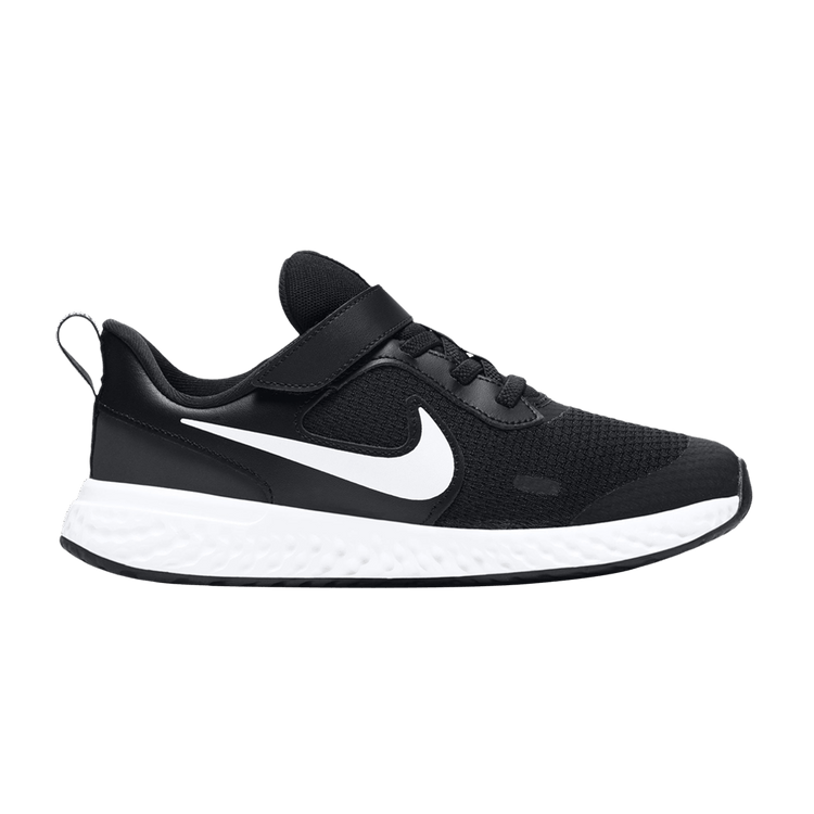 Nike Revolution 5 PS 'Black White' — Black/White/Anthracite