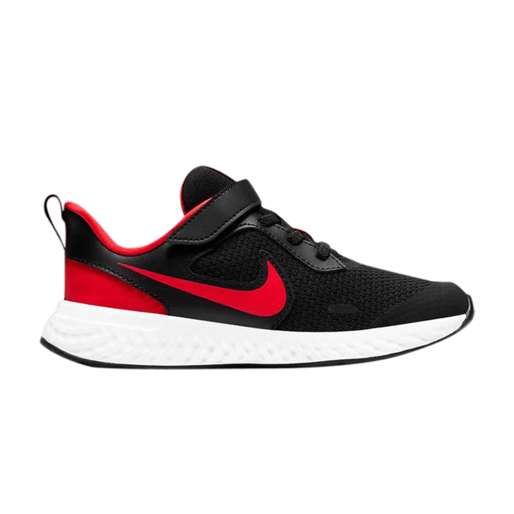 Nike Revolution 5 PS 'Bred' — Black/University Red/White