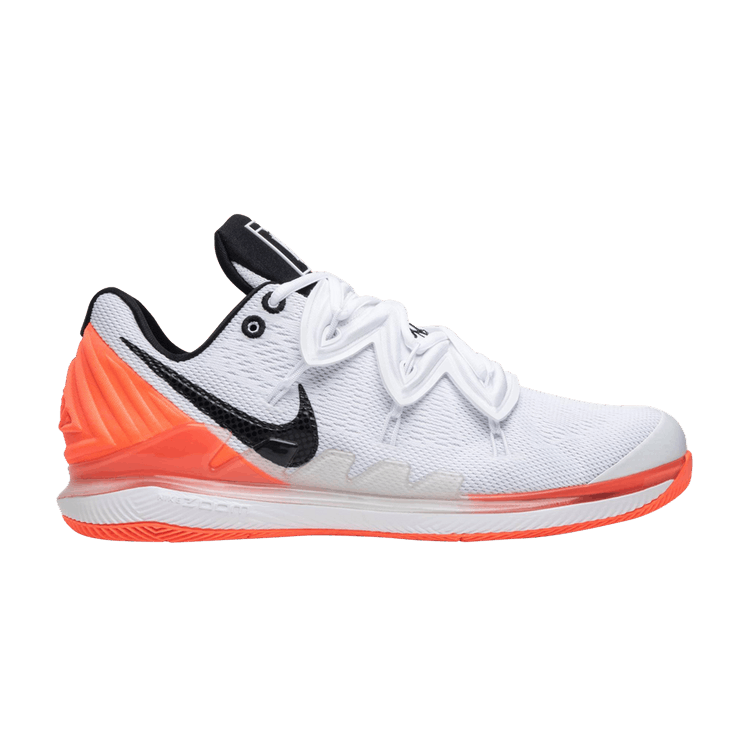 Kyrie Irving x Nick Kyrgios x Nike Air Zoom Vapor X 'Hot Lava' Sample — White/Black/White/Hot Lava