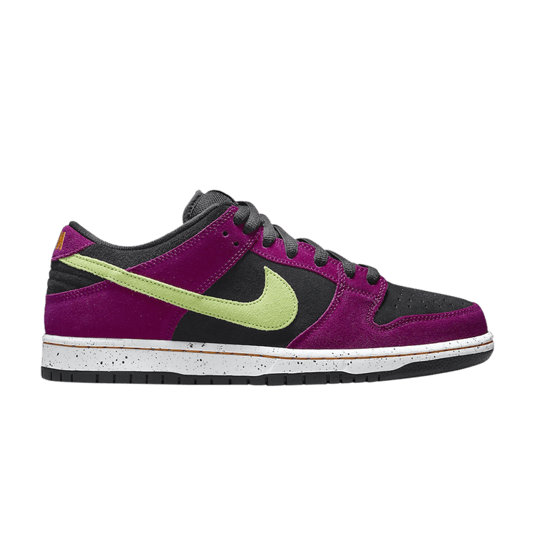 Nike Dunk Low Pro SB 'Red Plum' — Red Plum/Black/Taxi/Citron