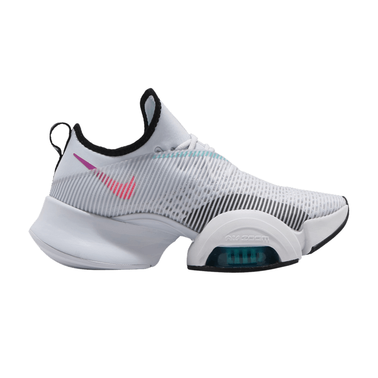 Nike Wmns Air Zoom SuperRep 'Football Grey' — Football Grey/Black/White/Flash Crimson