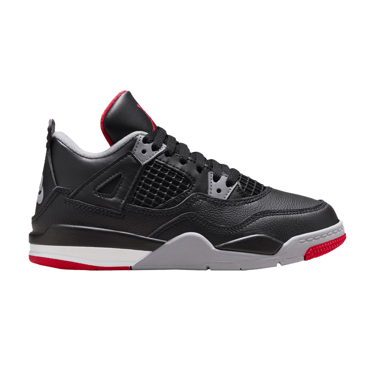 Air Jordan 4 Retro PS 'Bred Reimagined' — Black/Fire Red/Cement Grey/Summit White