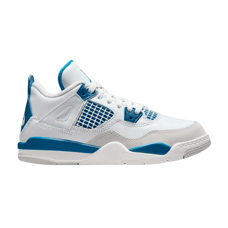 Air Jordan 4 Retro PS 'Military Blue' 2024 — Off White/Military Blue/Neutral Grey