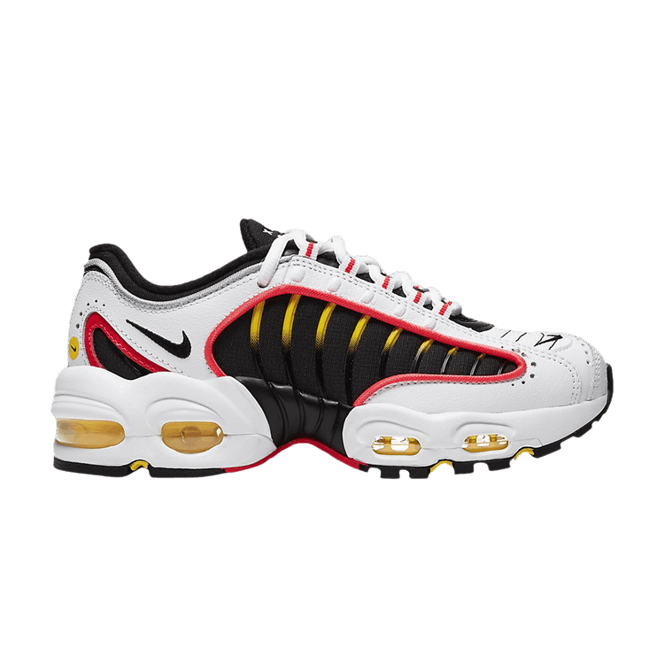 Nike Air Max Tailwind 4 GS 'White Black Crimson' — White/Black/Bright Crimson/Chrome Yellow
