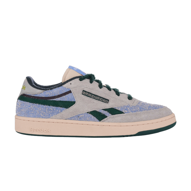 Brain Dead x Reebok Club C Revenge 'Ecru Dark Forest' — Ecru/Dark Forest/Tin Grey