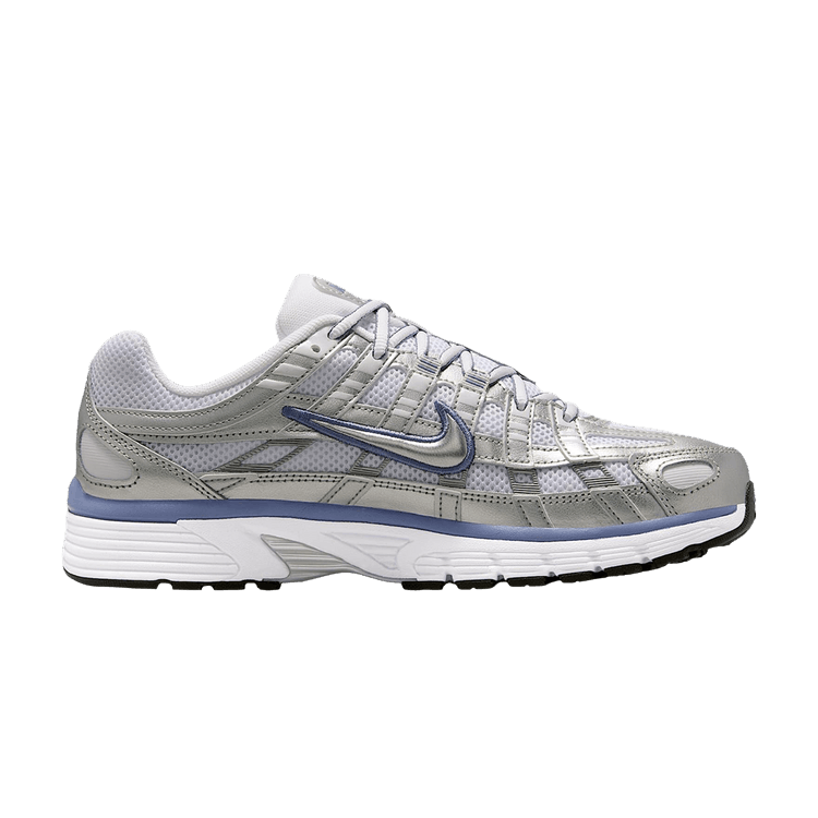 Nike Wmns P-6000 'Metallic Silver World Indigo' — Metallic Silver/White/Black/World Indigo