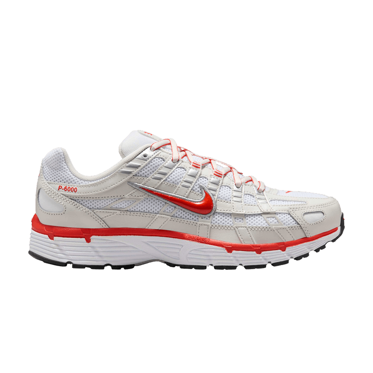 Nike Wmns P-6000 'Platinum Tint Picante Red' — White/Platinum Tint/Black/Picante Red