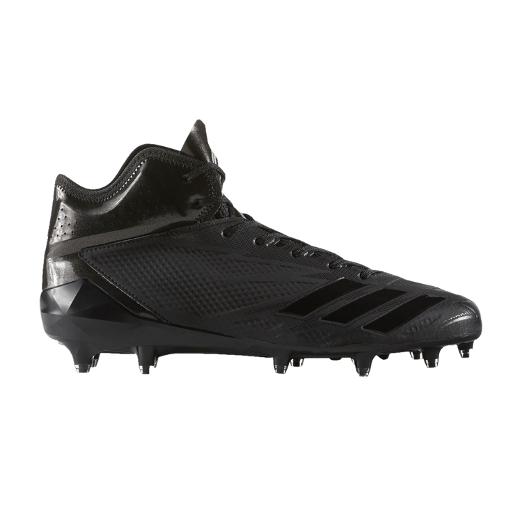 Adidas Adizero 5-Star 6.0 Mid 'Triple Black' — Black/Black/Black