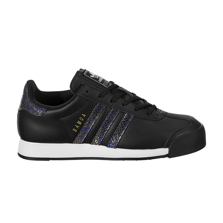 Adidas Samoa J 'Black Snake' — Core Black/Core Black/Footwear White