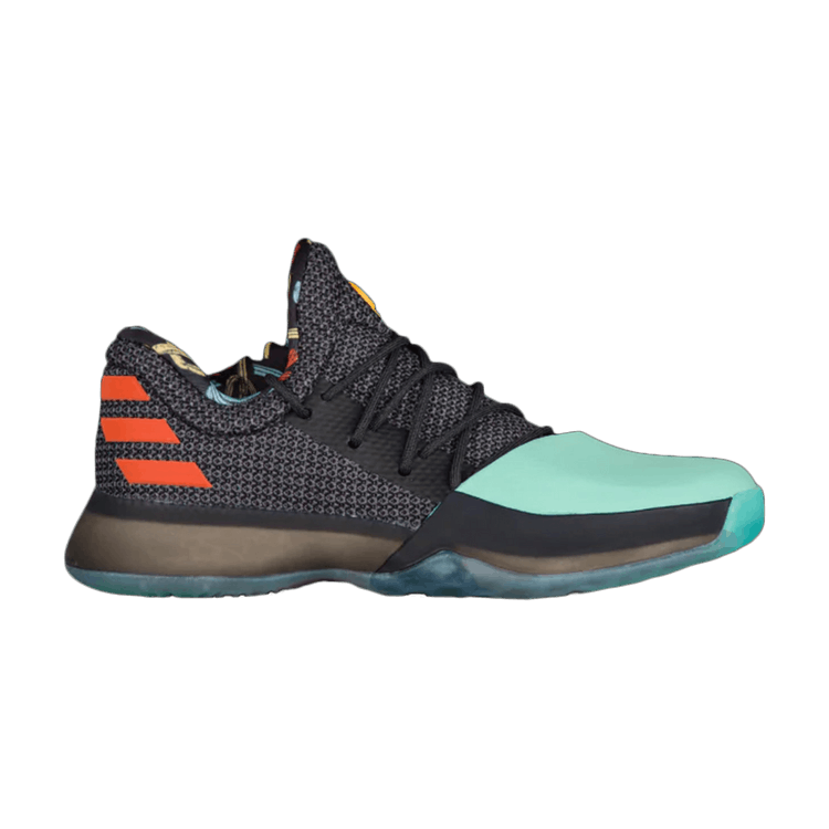 Adidas Harden Vol. 1 J 'Energy' — Black/Energy/Black