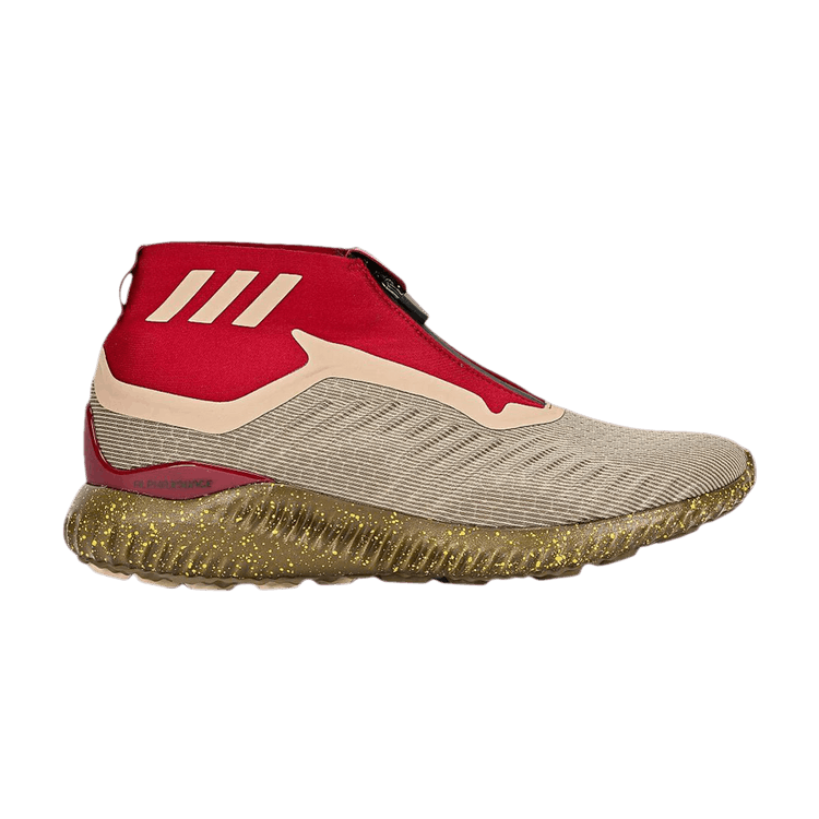 Adidas Alphabounce Zip 'Olive Burgundy' — Trace Olive/Trace Cargo/Collegiate Burgundy