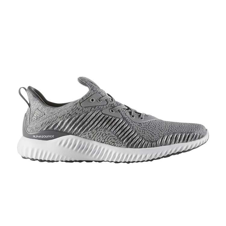 Adidas Alphabounce 'Reflective' — Medium Grey Heather/Running White