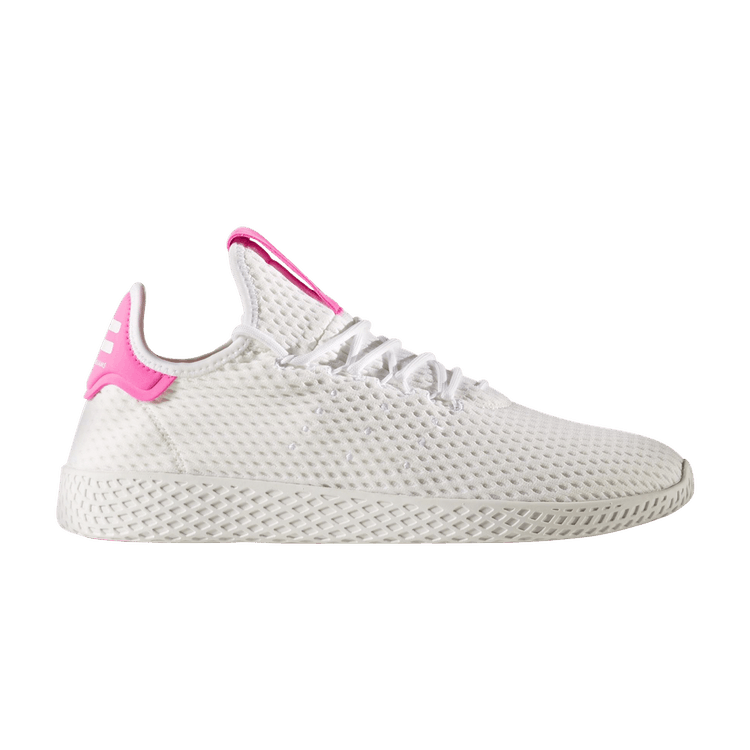 Pharrell x adidas Tennis Hu 'White Pink' — Running White/Running White/Semi Solar Pink